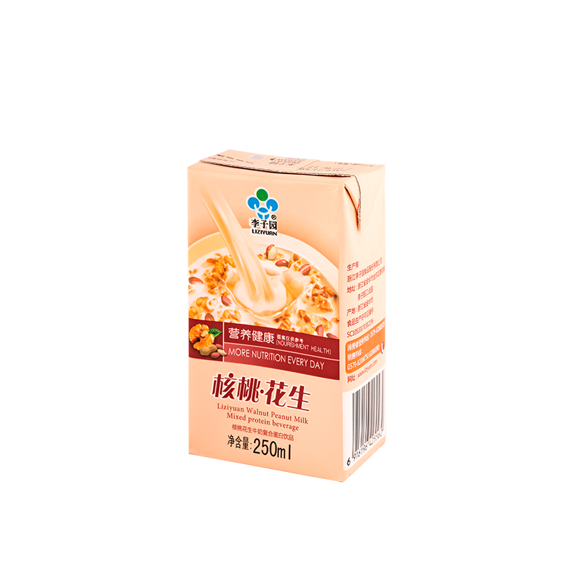 核桃花生牛奶復合蛋白飲品，單瓶凈含量250ml